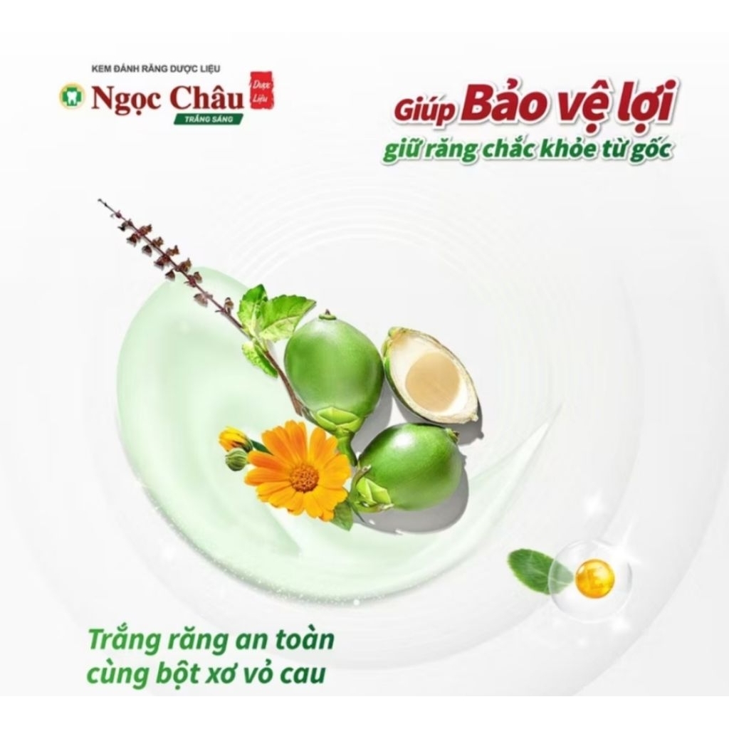 Kem đánh răng ngọc châu trắng sáng 170gam