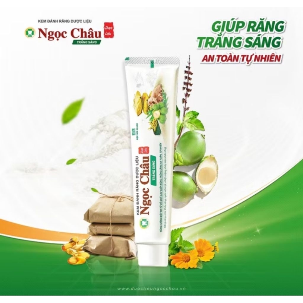 Kem đánh răng ngọc châu trắng sáng 170gam