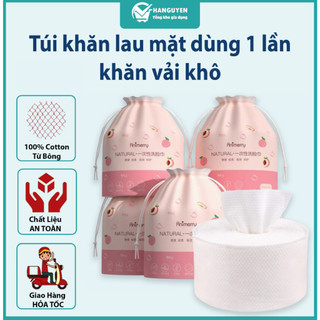 Túi khăn lau mặt dùng 1 lần animerry khăn vải khô đa năng tẩy trang tiện lợi 40 tờ #A13