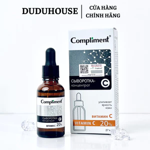 Serum Compliment Vitamin C 20% đều màu, sáng da, mờ thâm 27ml Duduhouse