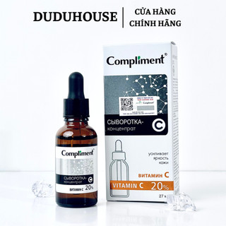 Serum Compliment Vitamin C 20% đều màu, sáng da, mờ thâm 27ml Duduhouse
