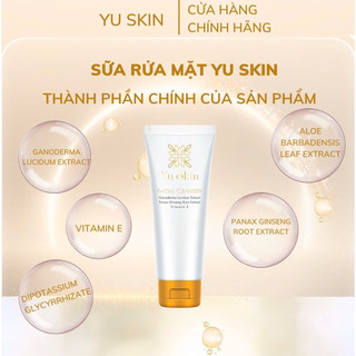 SỮA RỬA MẶT YU SKIN 100ML DÀNH CHO MỌI LOẠI DA HỖ TRỢ SẠCH SÂU