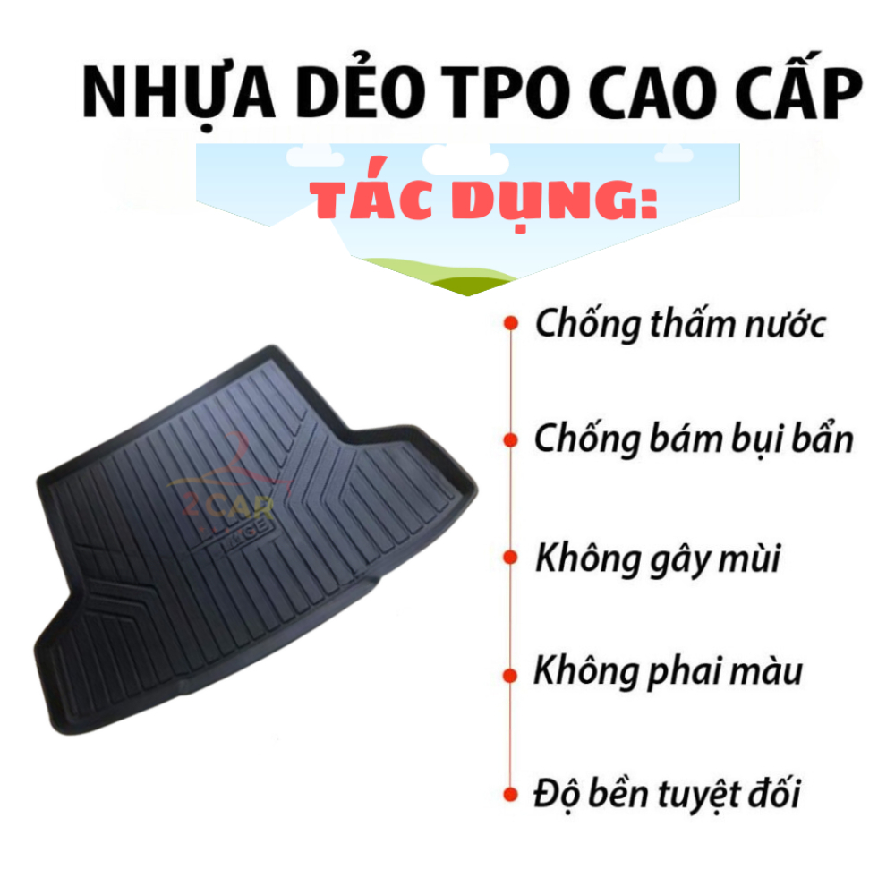 LÓT CỐP nhựa dẻo xe Kia Carens đời 2022- 2025 giữ sạch cốp không mùi , không thấm nước, dễ dàng vệ sinh