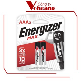 Pin đũa AAA Alkaline Energizer E92 Max chất lượng cao, tương thích mọi thiết bị