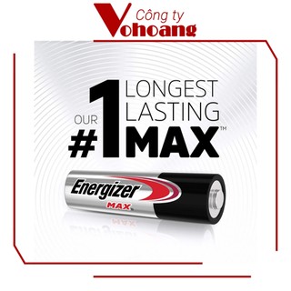Pin đũa AAA Alkaline Energizer E92 Max chất lượng cao, tương thích mọi thiết bị