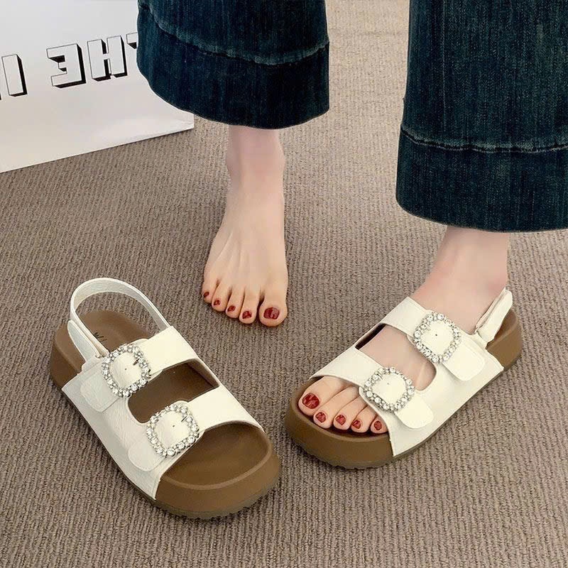 Dép Quai Hậu Sandal Birkenstock Đế Dày Đi Học Đi Chơi Dành Cho Phái Nữ