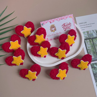 VIỆT NAM TRONG TIM - Kẹp tim đỏ sao vàng chào mừng ngày Lễ Quốc Khánh/ các dịp lễ lớn của Đất Nước