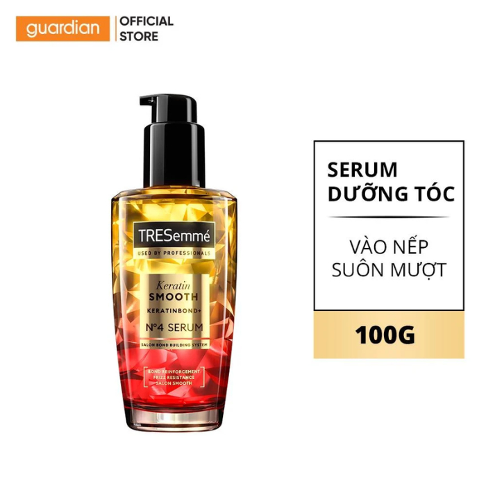 Serum Vào Nếp Suôn Mượt Cho Tóc Khô Xơ Rối TRESemmé Keratin Smooth 100ml