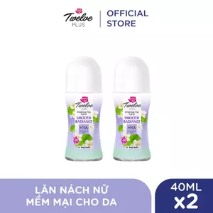 Combo 2 Lăn nách nữ Twelve Plus mềm mại cho da 40ML