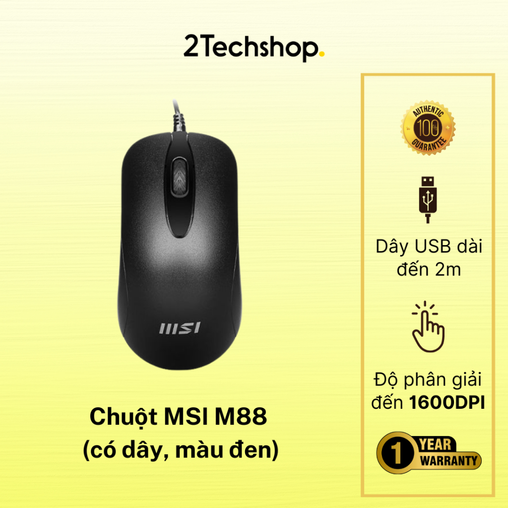 Chuột có dây MSI M88 - Chính hãng | Shopee Việt Nam