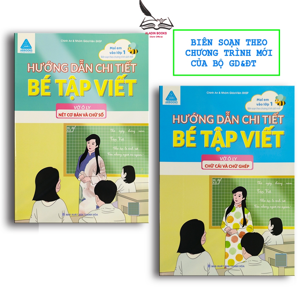 Sách-Hướng Dẫn Chi Tiết Bé Tập Viết – Vở Ô Ly Nét Cơ Bản, Chữ Số, Chữ Cái, Chữ Ghép