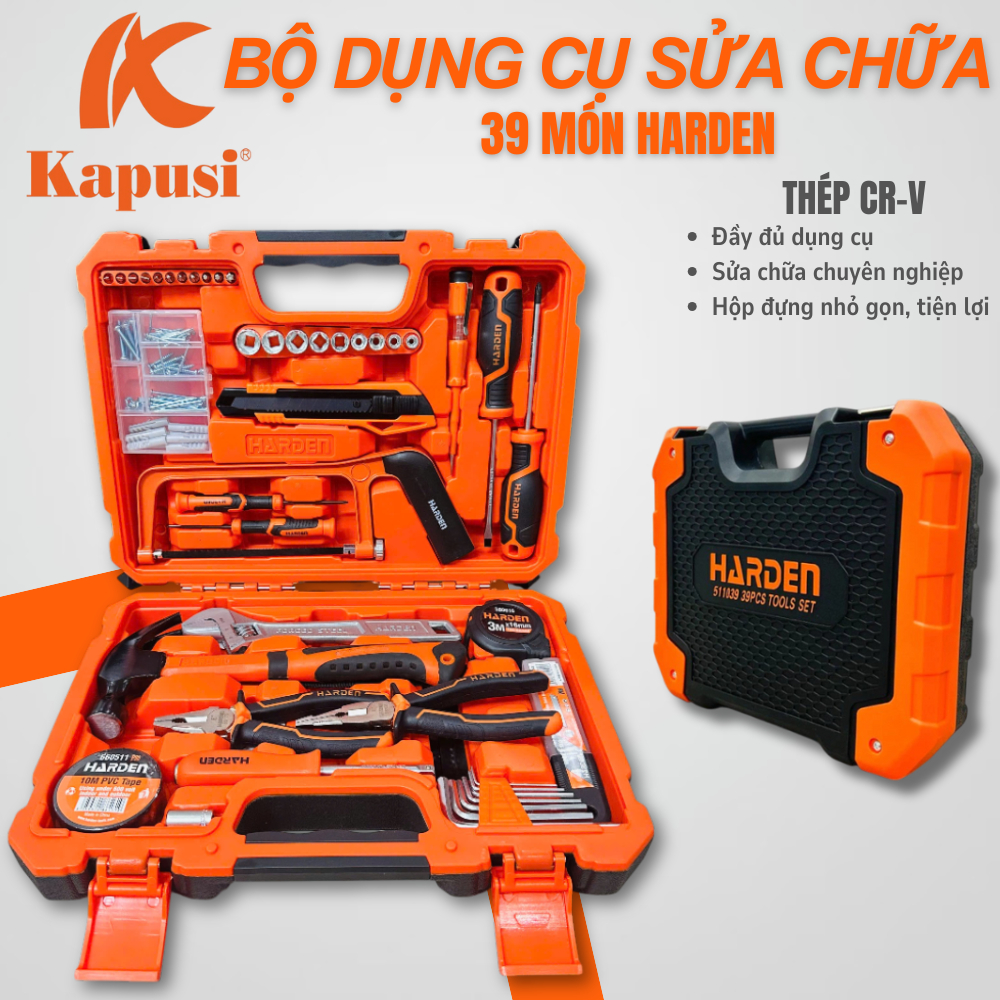 Bộ Dụng Cụ Đa Năng 39 Món – Sửa Chữa Gia Đình, Điện Nước