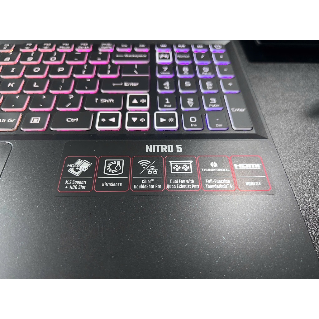 Laptop Acer Nitro 5 AN515-58-75NM - Core i7-12650H RAM 16G SSD 512G RTX 4050 Màn 15,6 Inch FHD 144Hz | BigBuy360 - bigbuy360.vn