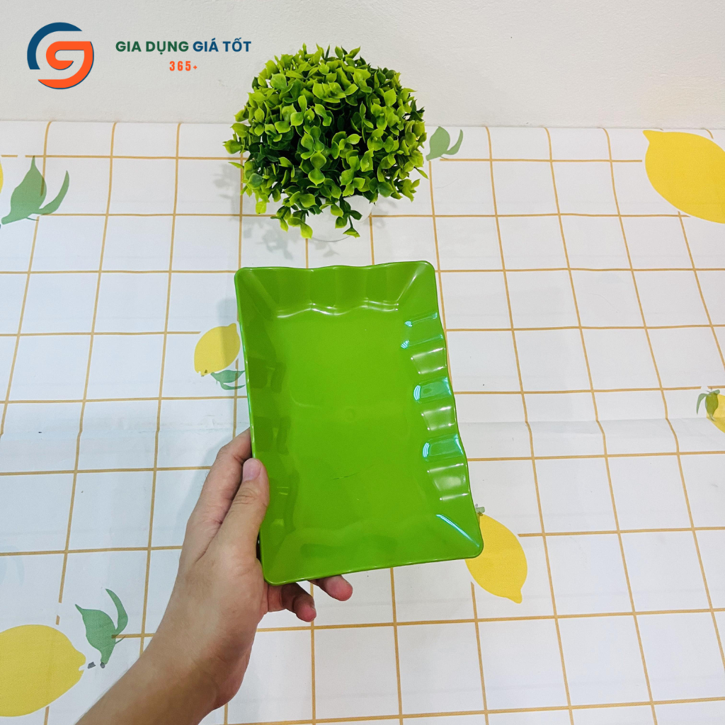 Đĩa phíp nhựa hình chữ nhật Song Long hàng dày dặn nhiều màu và kích thước