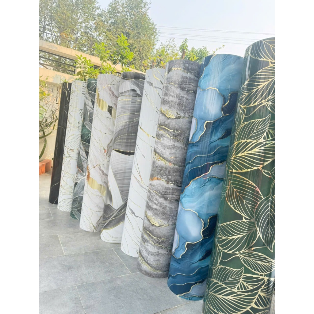 Cuộn 1,2x3m Xốp THP vân đá phủ nhựa PVC cao cấp hơn 80 mẫu víp, siêu đẹp chống ẩm mốc dầu mỡ