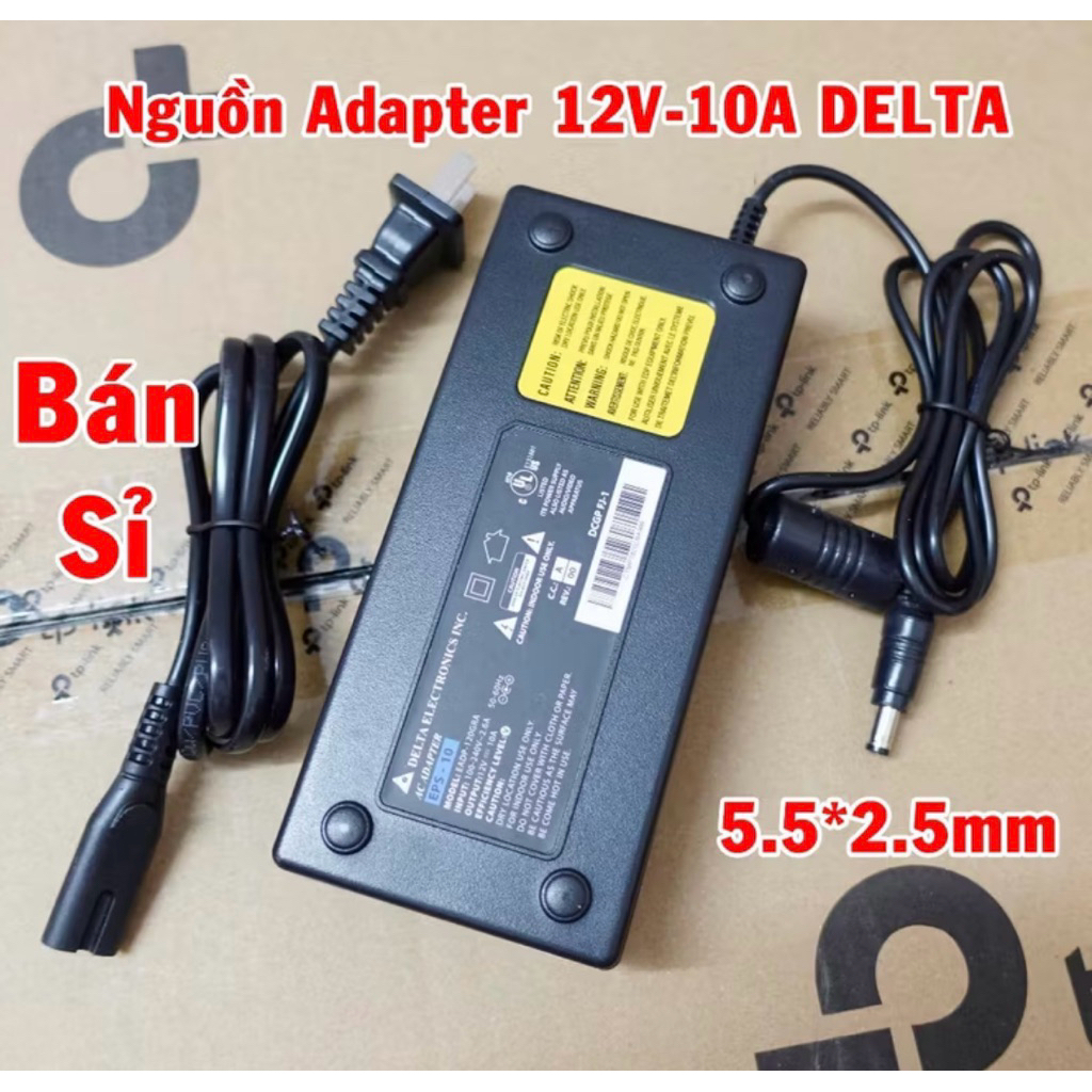 Nguồn 12V 10A DELTA xịn - Adapter 12v 10a DELTA chính hãng - Dùng cho ...