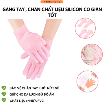 Đôi Tất Vớ Gel Silicon Dưỡng ẩm Chống Nứt Nẻ Bàn Chân Vớ Co Giãn Chăm Sóc Da Chân Tẩy Tế Bào Chết