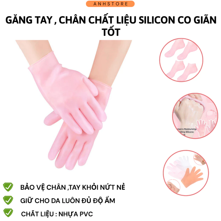 Đôi Tất Vớ Gel Silicon Dưỡng ẩm Chống Nứt Nẻ Bàn Chân Vớ Co Giãn Chăm Sóc Da Chân Tẩy Tế Bào Chết