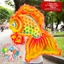 Sợi Vải Lông Thú dán trang trí Lồng Đèn Trung Thu 150-170cm