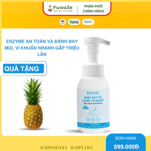 Rửa bình sữa eco enzyme chuẩn xuất khẩu 10 quốc gia + Fuwa3e, không nhớt, ko mùi hôi suốt 24h