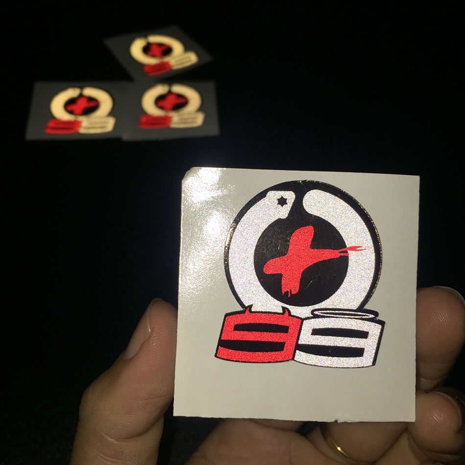 Logo hình dán Lorenzo 99 phản quang [3x4cm]. Decal cao cấp chống nước, tem dán trang trí nón bảo hiểm