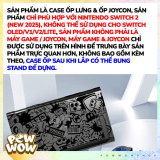 SWITCH2 Case Ốp Nhựa PC Cứng + TPU Dẻo Joycon Dành Cho Nintendo Switch 2 (2025) Phong Cách Hoạ Tiết Game