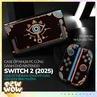 SWITCH2 Case Ốp Nhựa PC Cứng + TPU Dẻo Joycon Dành Cho Nintendo Switch 2 (2025) Phong Cách Hoạ Tiết Game