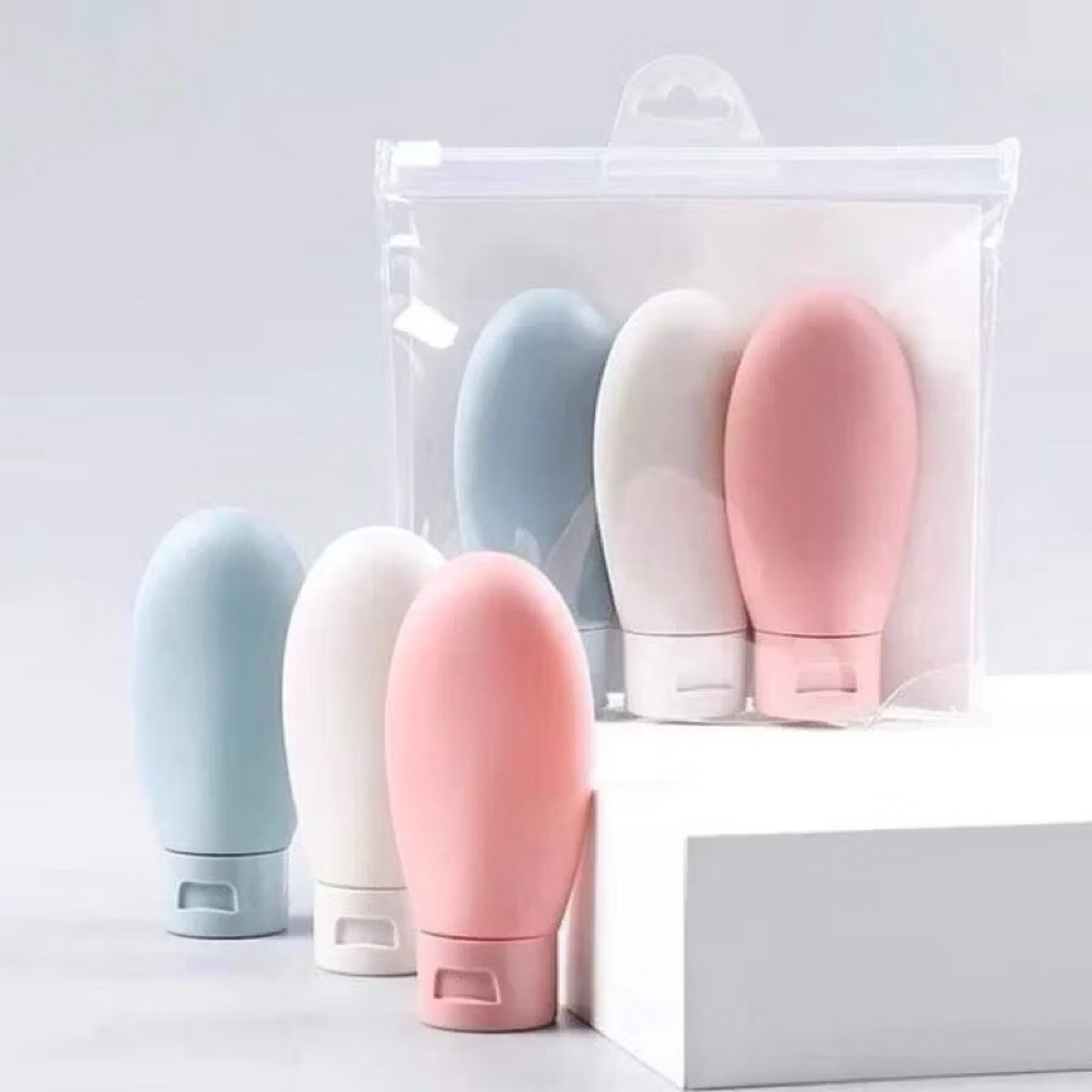 Set 3 lọ chiết mỹ phẩm, sữa tắm đi du lịch tiện lợi