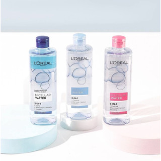 Nước Tẩy Trang Làm Sạch,Dưỡng Ẩm L'Oreal Paris 3in1 Micellar Water 400ml - Chính Hãng Pháp