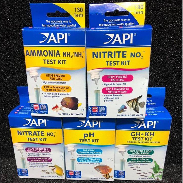 Bộ test nước API Test Kit – đầy đủ loại kiểm tra pH, NO2, NO3, NH3, GH ...