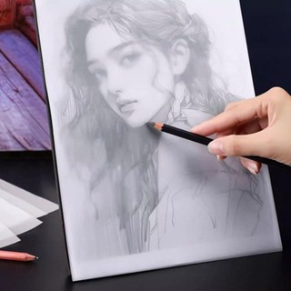 10 tờ giấy can A4 Trong Mờ – Giấy Vẽ Kỹ Thuật, Đồ Họa, Vẽ Truyền Thần, Gói Hoa