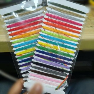 Vỉ kim chỉ khâu 21 màu (mỗi màu 2m), nguyên liệu Handmade, dụng cụ may vá