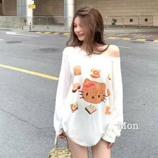 QCL1 Tổng hợp các mẫu thun giấy dài tay lệch vai chất siêu mỏng nhẹ cực thích(Freesz)