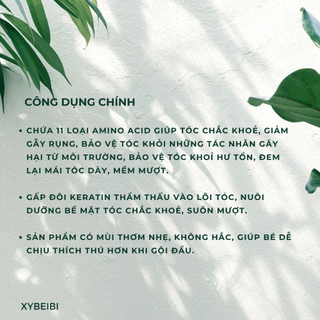(Hỏa tốc SG)Dầu xả Keratin cho Bé chiết xuất từ thiên nhiên, giúp giảm gãy rụng tóc, dung tích 180ml