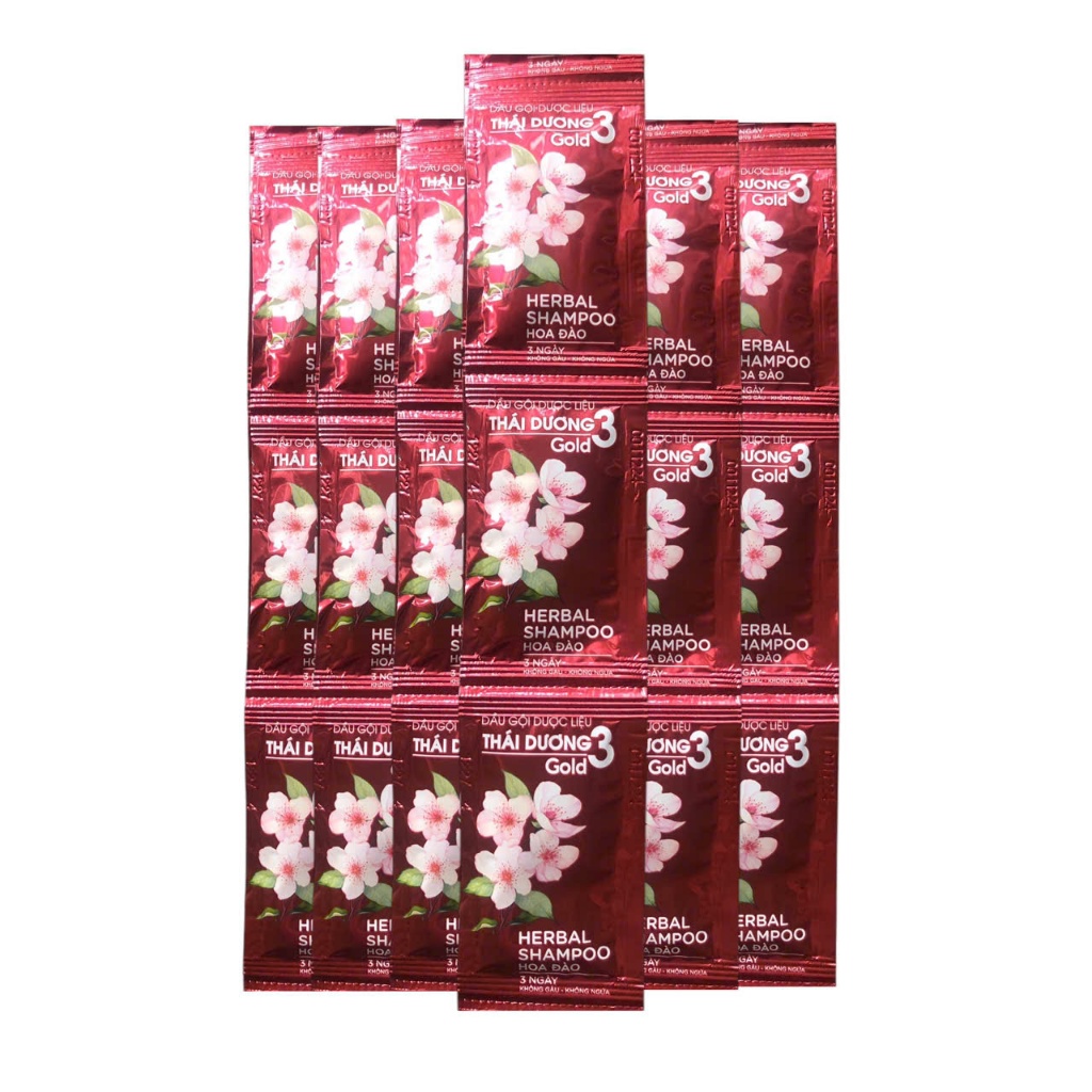 Combo 10 Gói Dầu Gội Dược Liệu Thái Dương 3 Dạng Gói 5ml [ bao bì có thể thay đổi tùy mỗi đợt ]