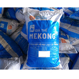 Giá Thể Đất Trồng Rau Sạch Mekong loại 50dm3 Trồng Rau Sạch Cây Kiểng