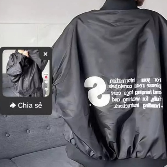 Áo Khoác Gió Bomber Dù Tay Nhún V1 Thêu Full Chữ S Top Menswear Form Rộng Unisex Nam Nữ 2026 | BigBuy360 - bigbuy360.vn