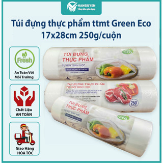 Túi đựng thực phẩm green eco 17x28cm 250g/cuộn an toàn thân thiện môi trường