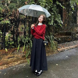 Đầm Polo, Váy polo Nữ Dáng Suông Chất Thun Hàn Đen Xám