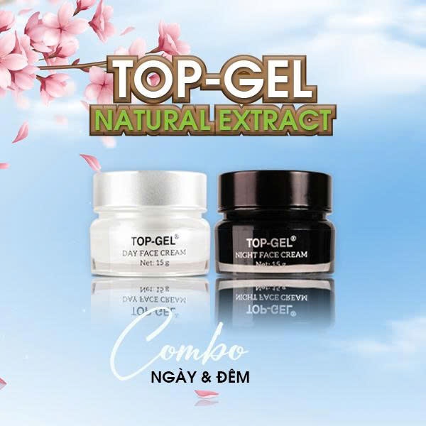 Combo Top-Gel Kem Dưỡng Da Mặt Ngày & Đêm – Dưỡng Ẩm Và Làm Mềm Da Tự Nhiên