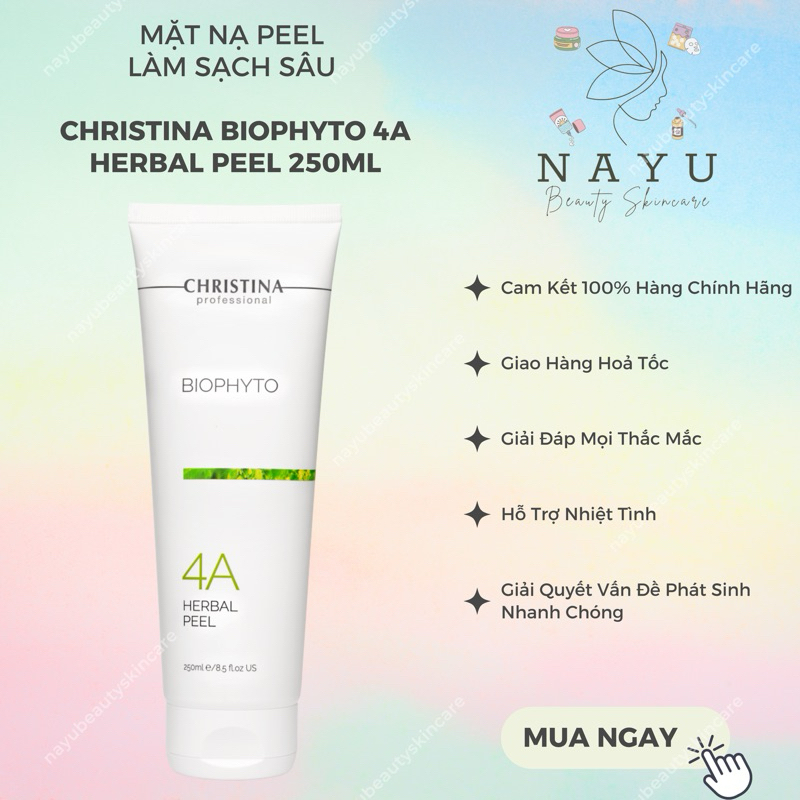 [HÀNG CÔNG TY] Tẩy Da Chết Mask Tảo Christina 4A Herbal Peel Da Sạch Sâu Loại Bỏ Mụn Cám Đầu Đen | BigBuy360 - bigbuy360.vn