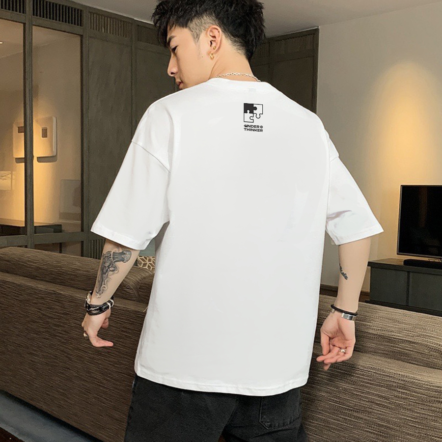 Áo thun A MISSING PART unisex phông Nam Nữ Cổ Tròn Local Brand Chính Hãng Logo | Midori M Studio