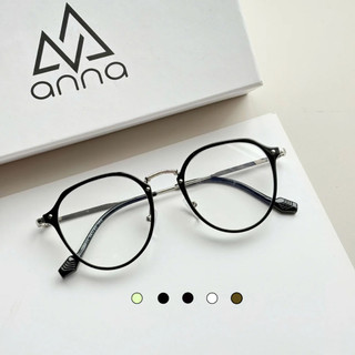 Kính mắt thời trang nam nữ ANNA dáng tròn unisex cá tính 8950