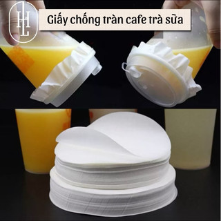 SÉT 500 tờ giấy chống tràn ly trà sữa