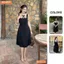 Đầm thiết kế BEMINE cổ sen giả yếm dáng chữ A phù hợp đi làm, đi chơi-MT10157
