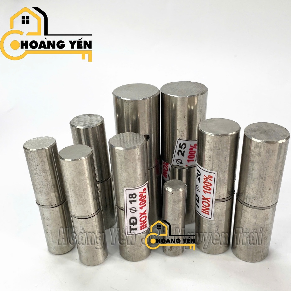 Bản lề cối tiện inox 304, bản lề hàn cửa cổng, cửa sổ, cửa tủ, bản lề ...