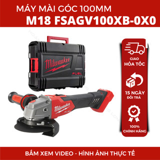 Máy mài góc 100mm M18 FSAGV100XB-0X0 dùng pin Milwaukee động cơ không chổi than cắt nhanh chóng