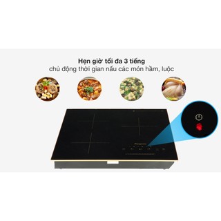 Bếp từ hồng ngoại 3 vùng nấu lắp âm Kangaroo KG446i chính hãng trưng bày mới 98 Bảo hành chính hãng