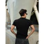 Áo Thun Trơn Clean Fit GODMOTHER Áo Thun Unisex Co Giãn 4 Chiều Cổ Tròn Form Fit Ôm Body Tôn Dáng