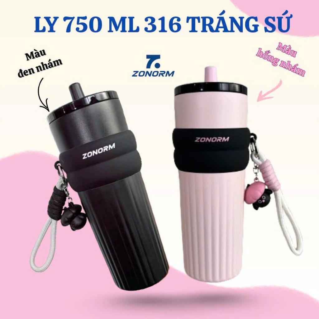 CUPPRO Ly Giữ Nhiệt Cao Cấp ZONORM 750ml Inox 316 Màu Ombre Tặng Kèm Móc Khóa Treo Cute | BigBuy360 - bigbuy360.vn